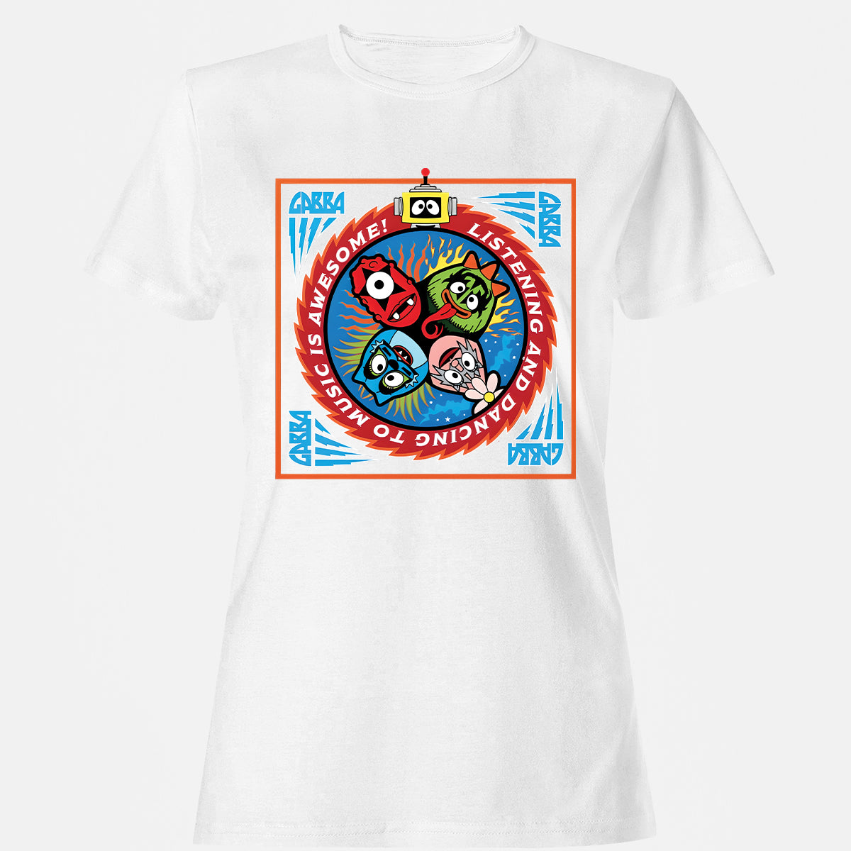 Listening and Dancing Yo Gabba Gabba! - White - 16