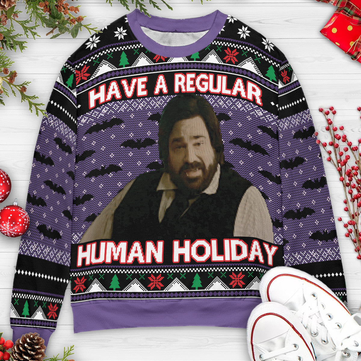 Ugly Christmas Sweatshirt - BHNGCU8R