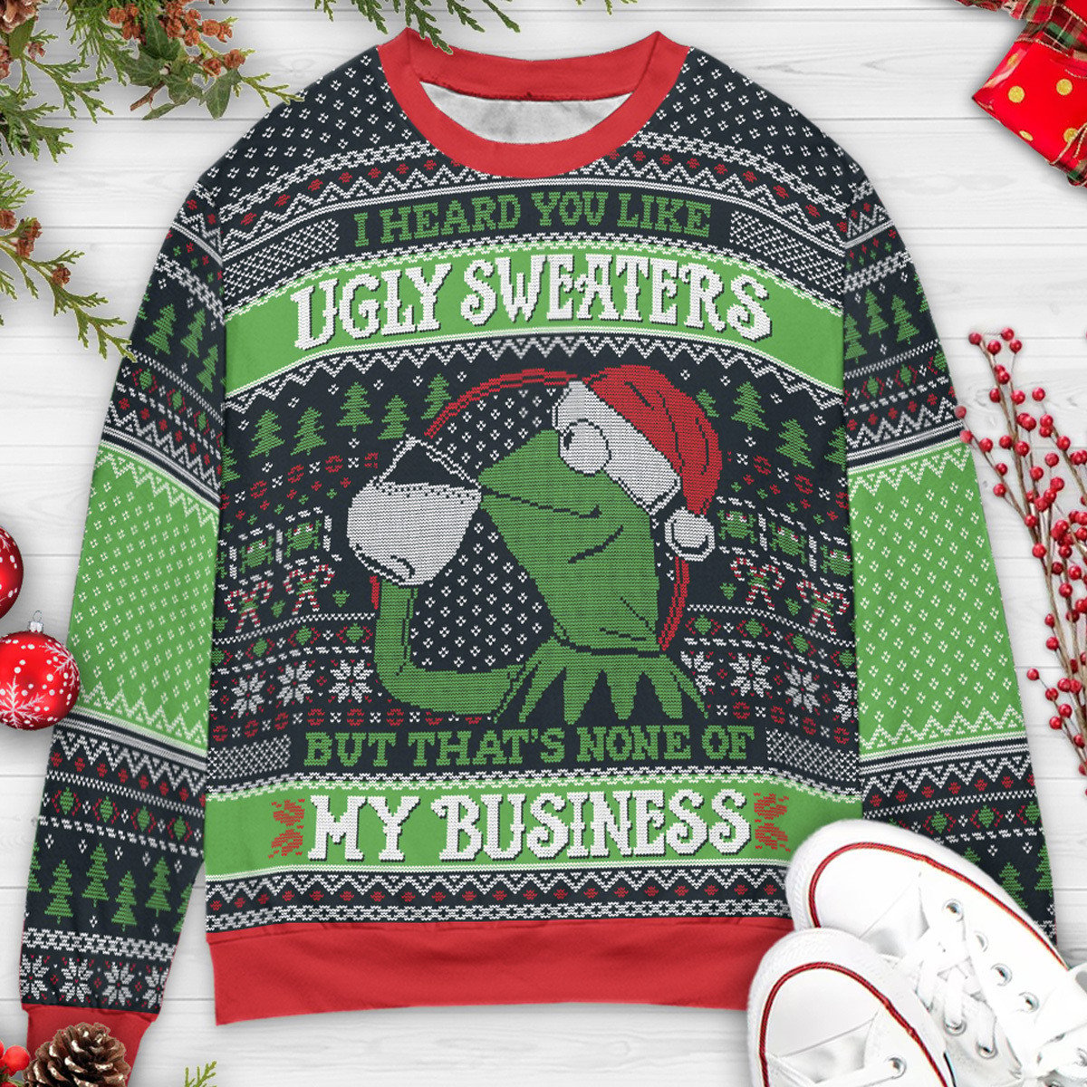 Ugly Christmas Sweatshirt - C51X5G9A