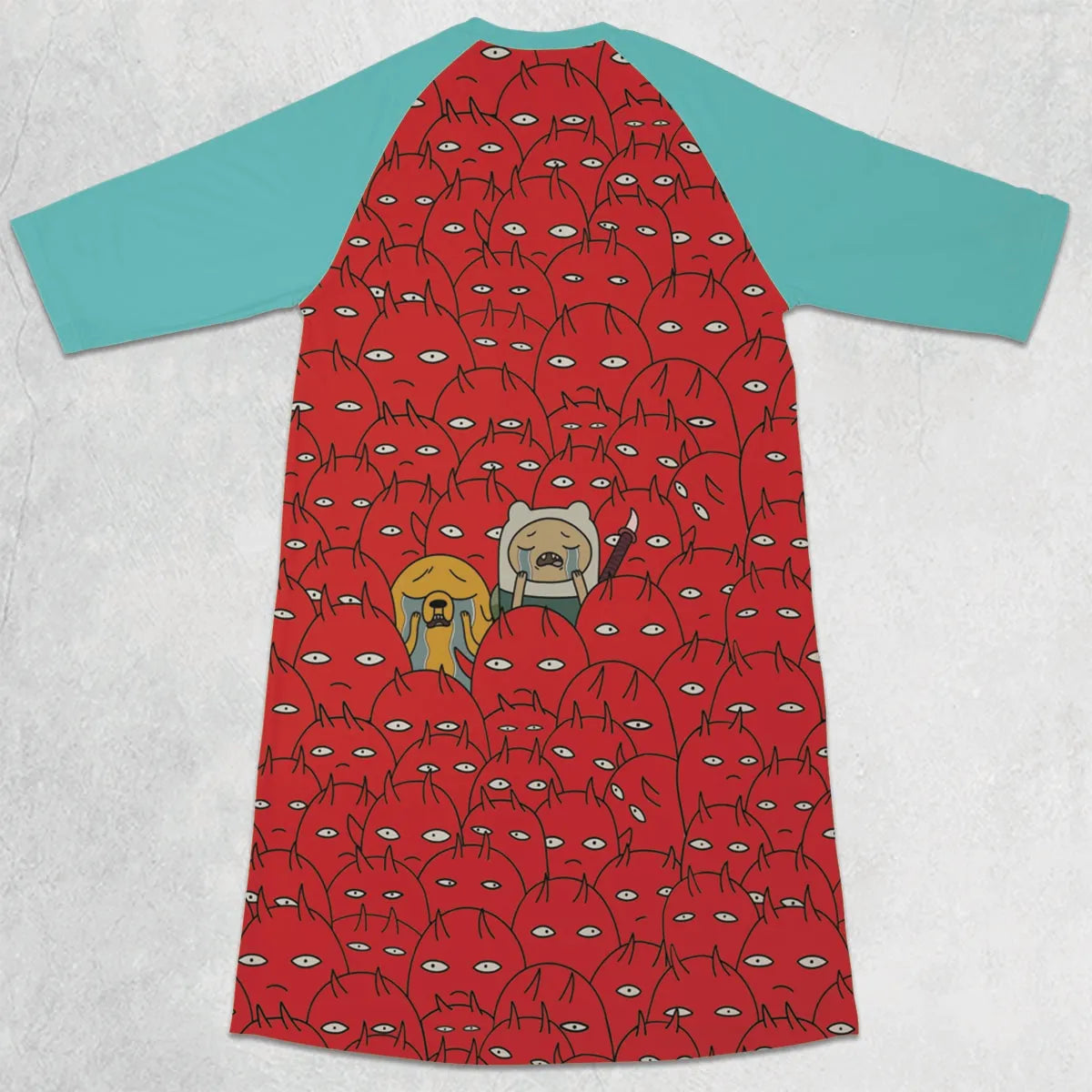 3/4 Sleeve Raglan Dress - HKBSBRU8