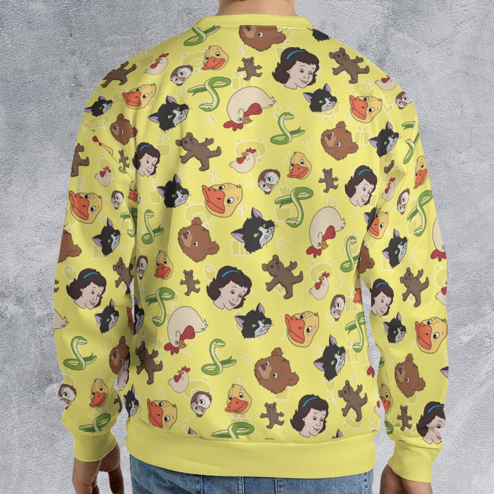 All-over Print Sweatshirt - TSRV497S - - 2
