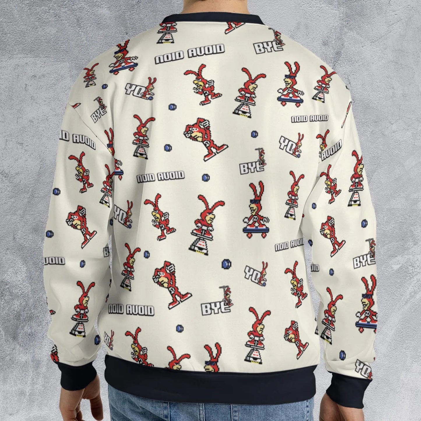 All-over Print Sweatshirt - HLXCVSNP