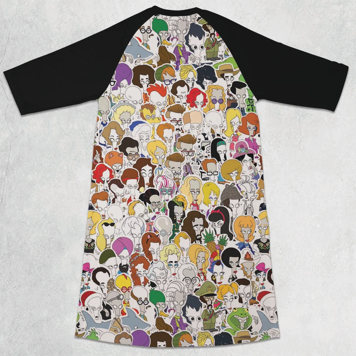 3/4 Sleeve Raglan Dress - 98X4EV52