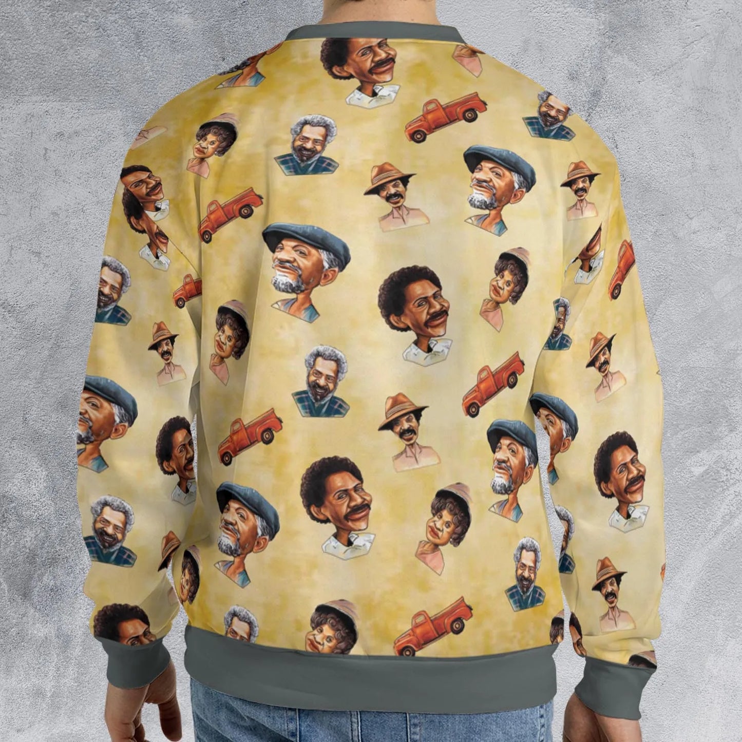 All-over Print Sweatshirt - M5X1X4D9