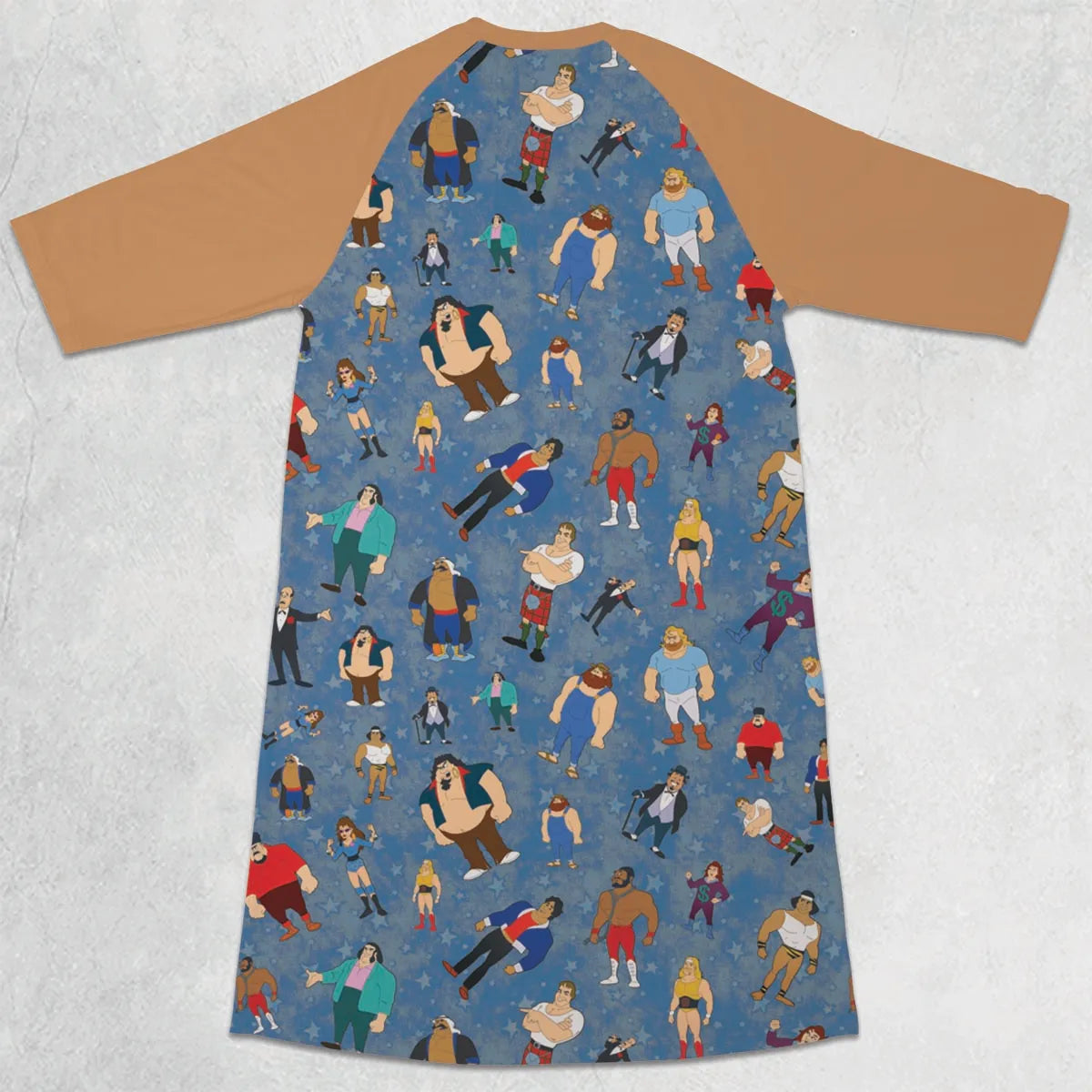3/4 Sleeve Raglan Dress - N91VMDUF