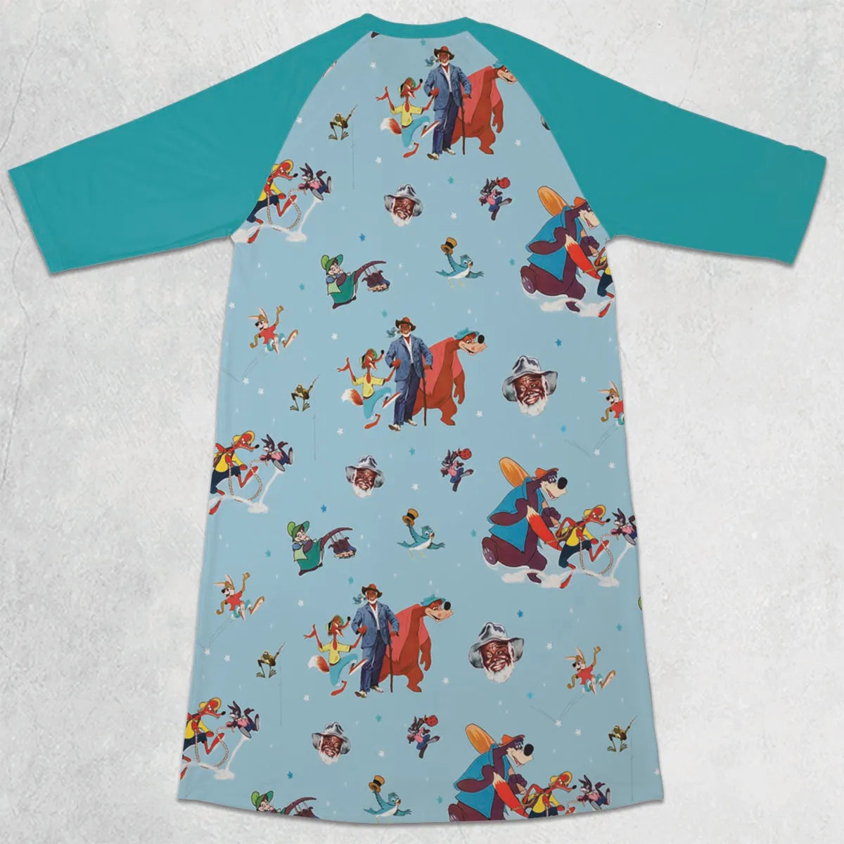 3/4 Sleeve Raglan Dress - Y55KY43Q