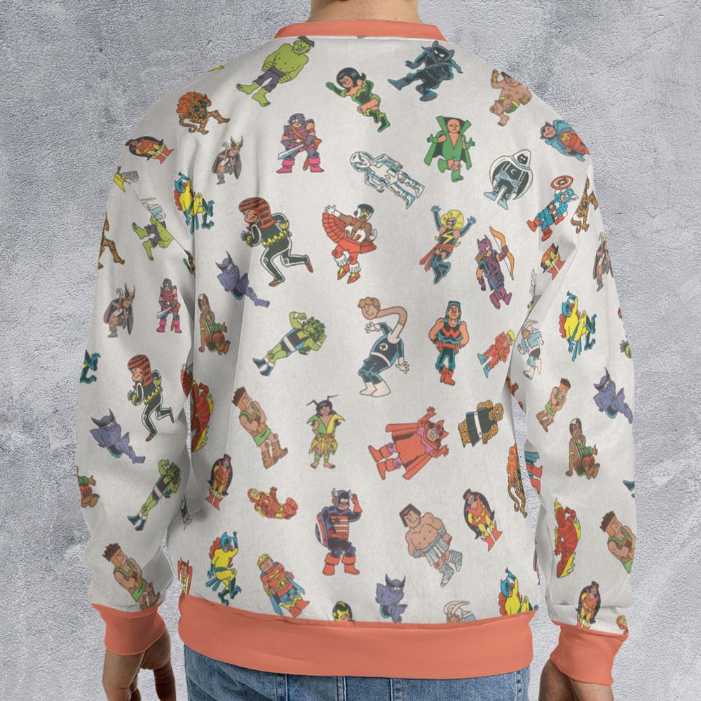 All-over Print Sweatshirt - 7NBQH35E - - 2
