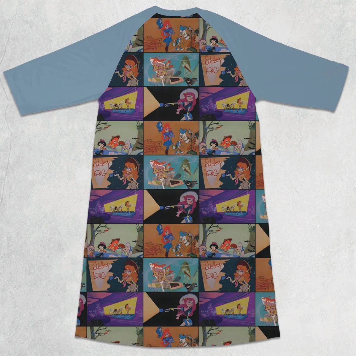 3/4 Sleeve Raglan Dress - 4PX7CHXM