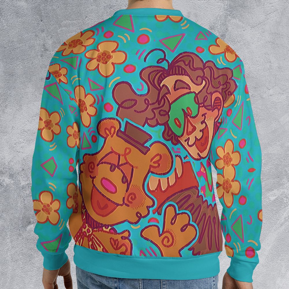 All-over Print Sweatshirt - VGT6211W - - 2