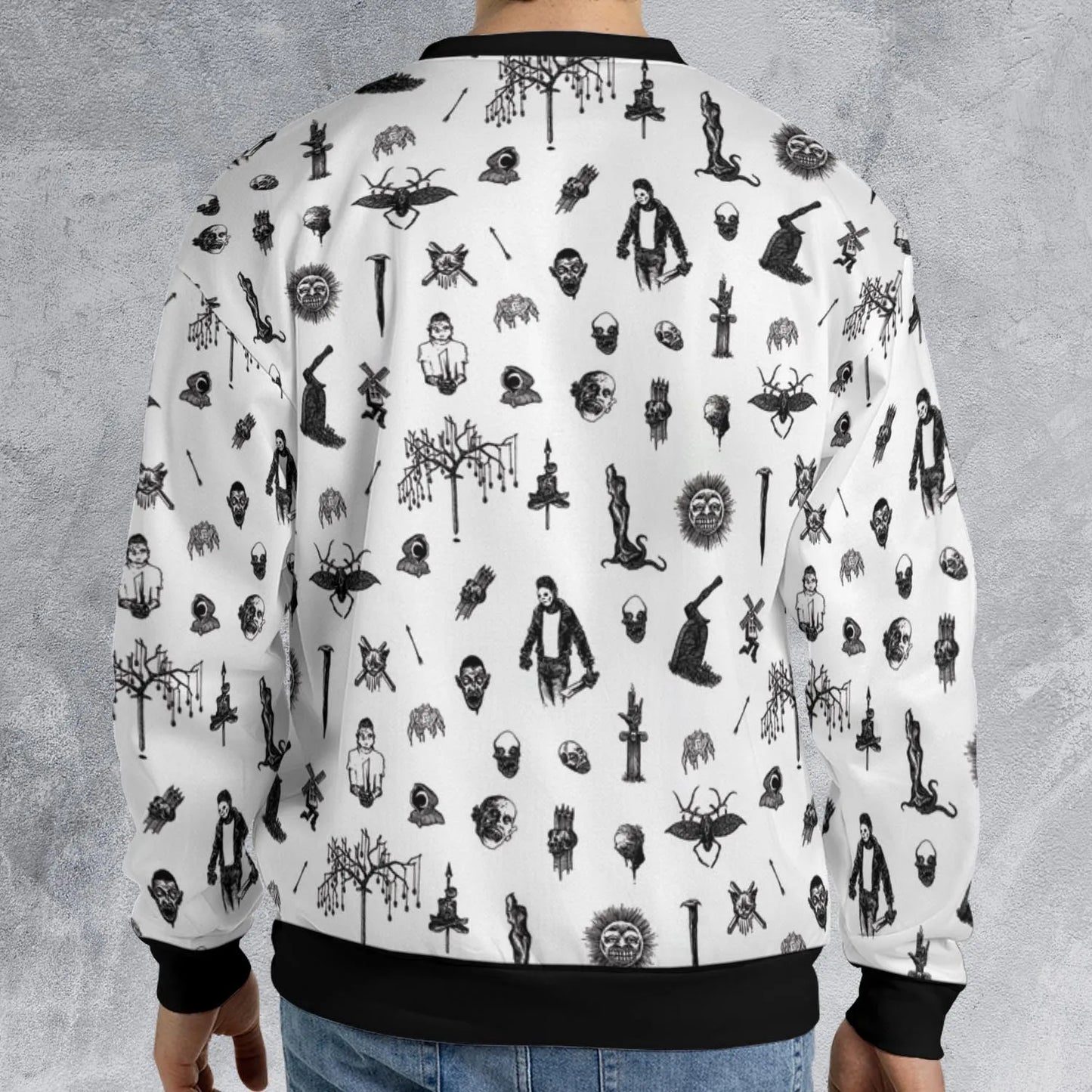 All-over Print Sweatshirt - JWJRFSQG