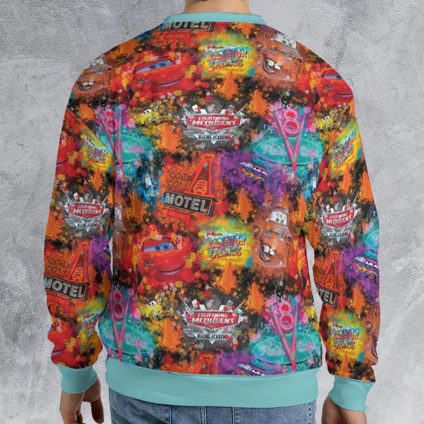 All-over Print Sweatshirt - K9XMQVN2