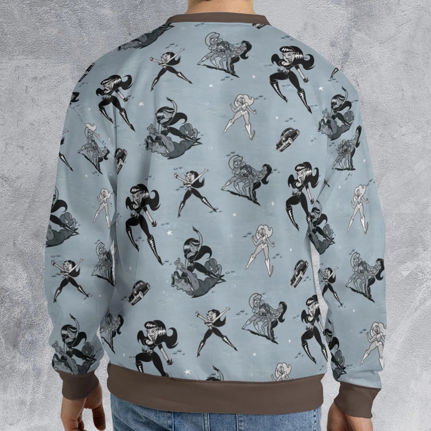 All-over Print Sweatshirt - U4SR7QCT
