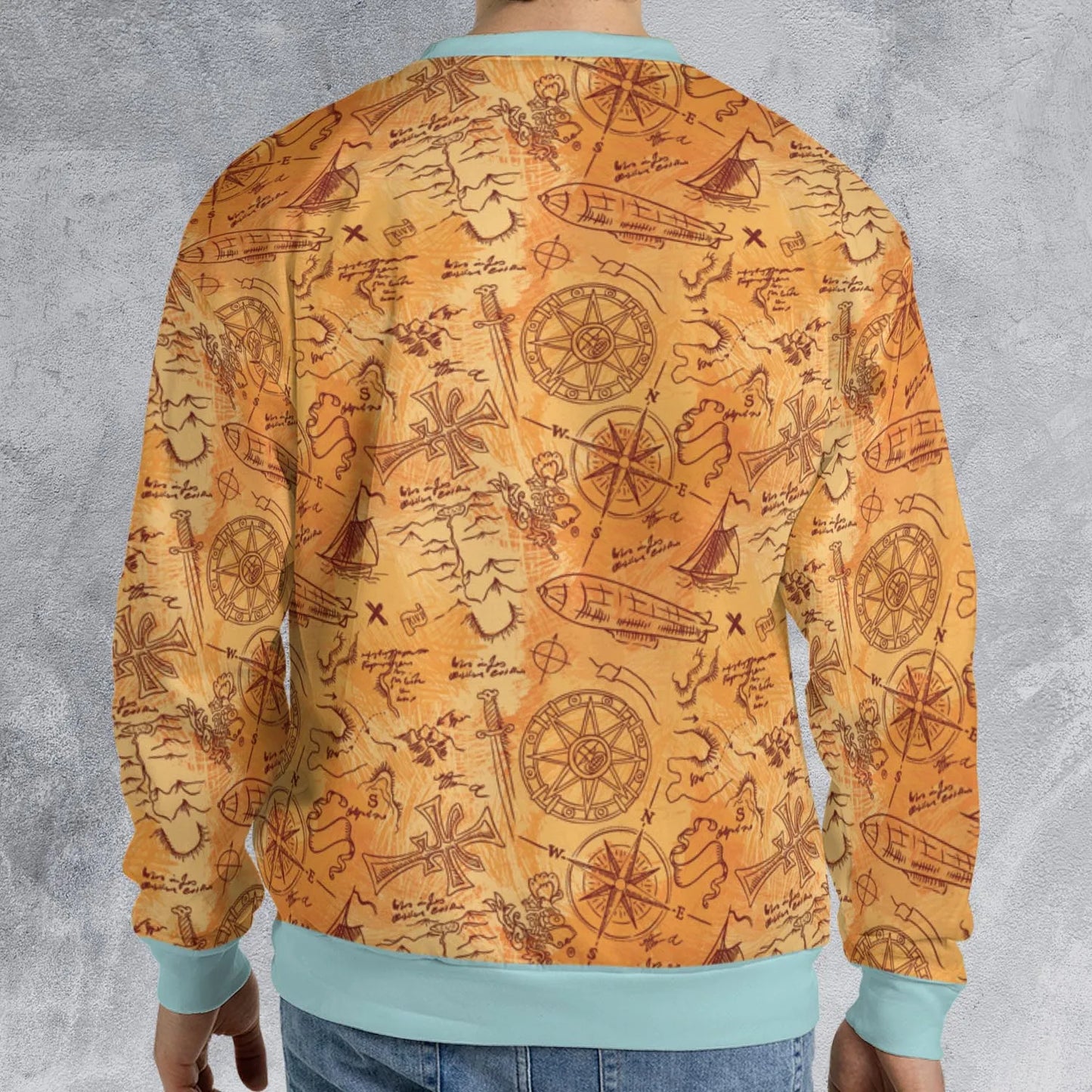 All-over Print Sweatshirt - 597C69NP