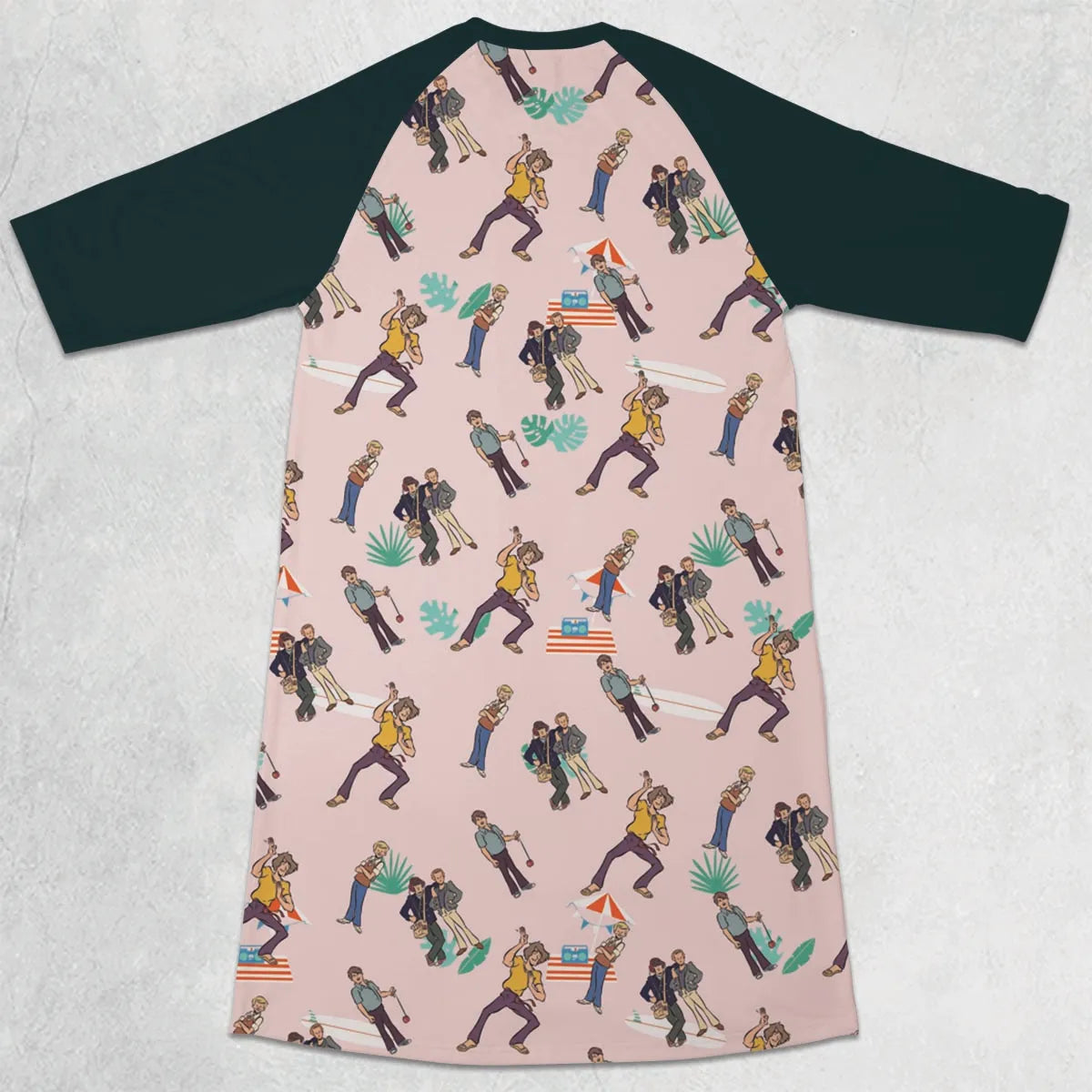 3/4 Sleeve Raglan Dress - YQABERC6