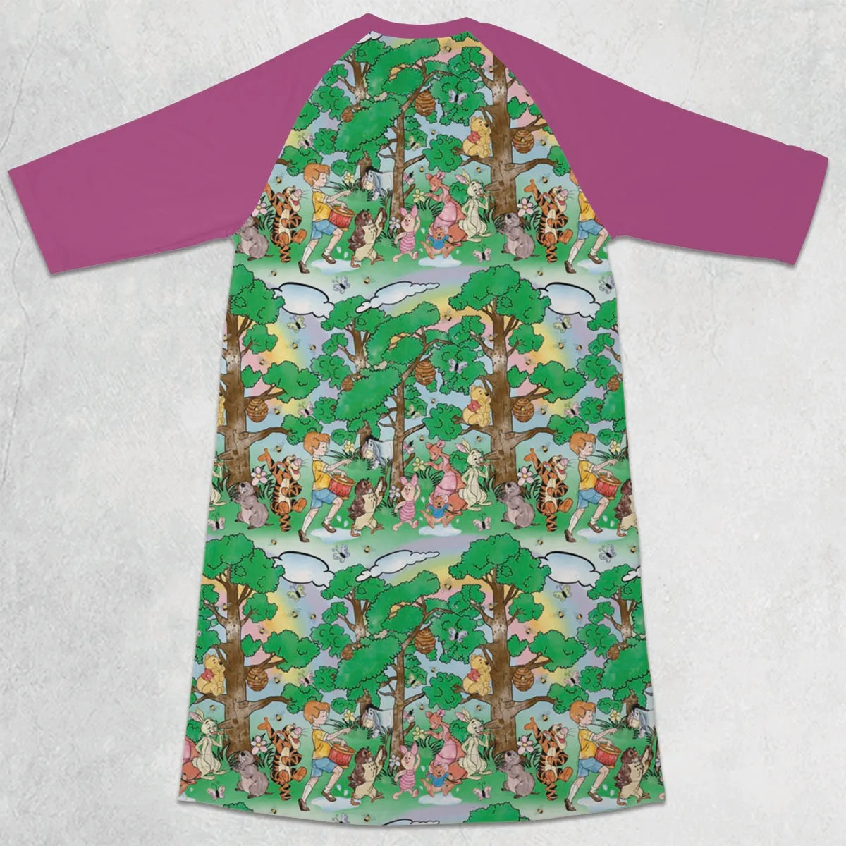 3/4 Sleeve Raglan Dress - HUY4EXY2