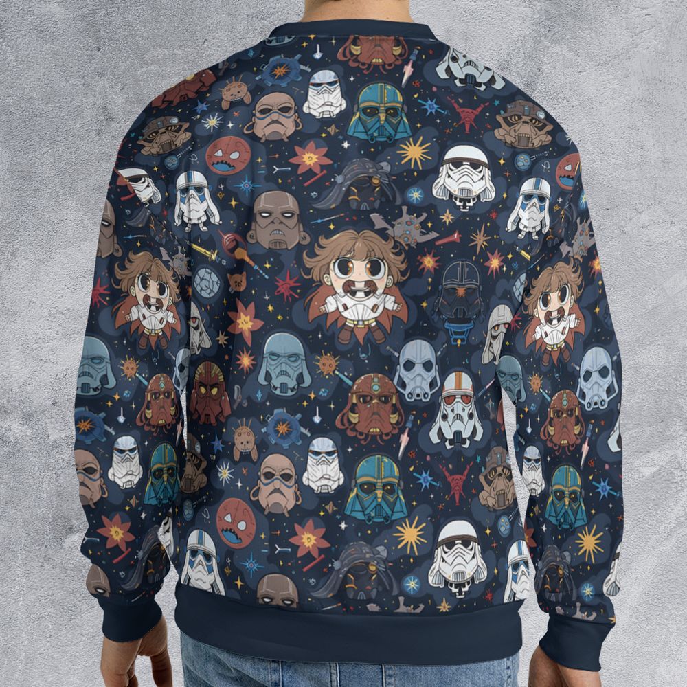 All-over Print Sweatshirt - Y49U286C - - 2