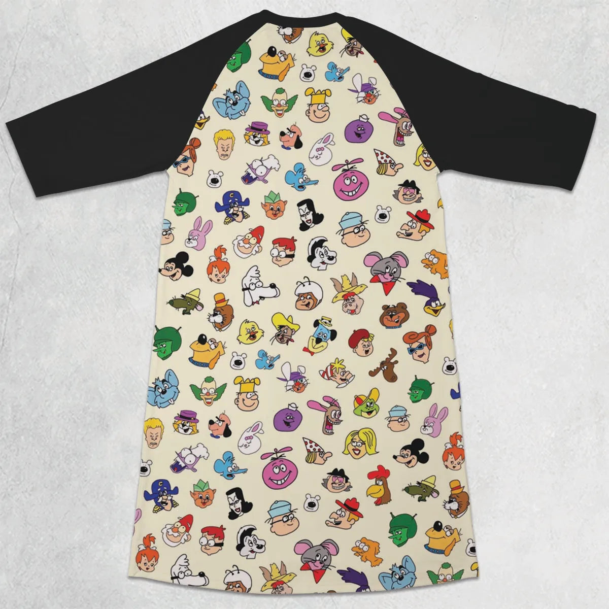3/4 Sleeve Raglan Dress - AELUT1RL