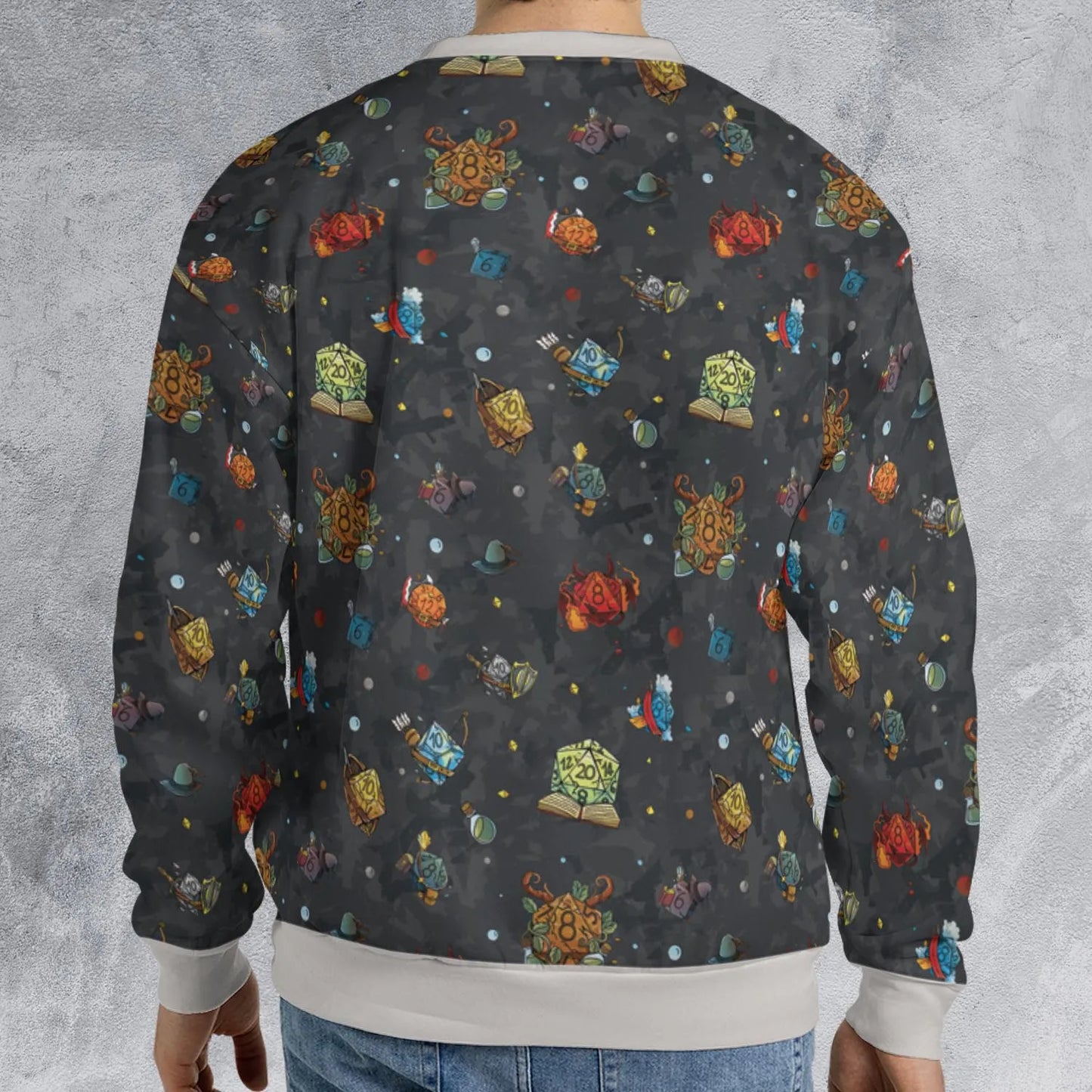 All-over Print Sweatshirt - NGY55YDE