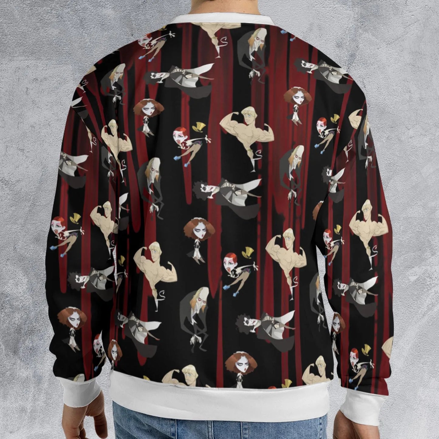 All-over Print Sweatshirt - YNZFBCBN