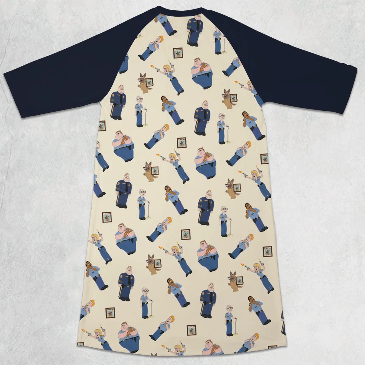 3/4 Sleeve Raglan Dress - 7NYH323Z