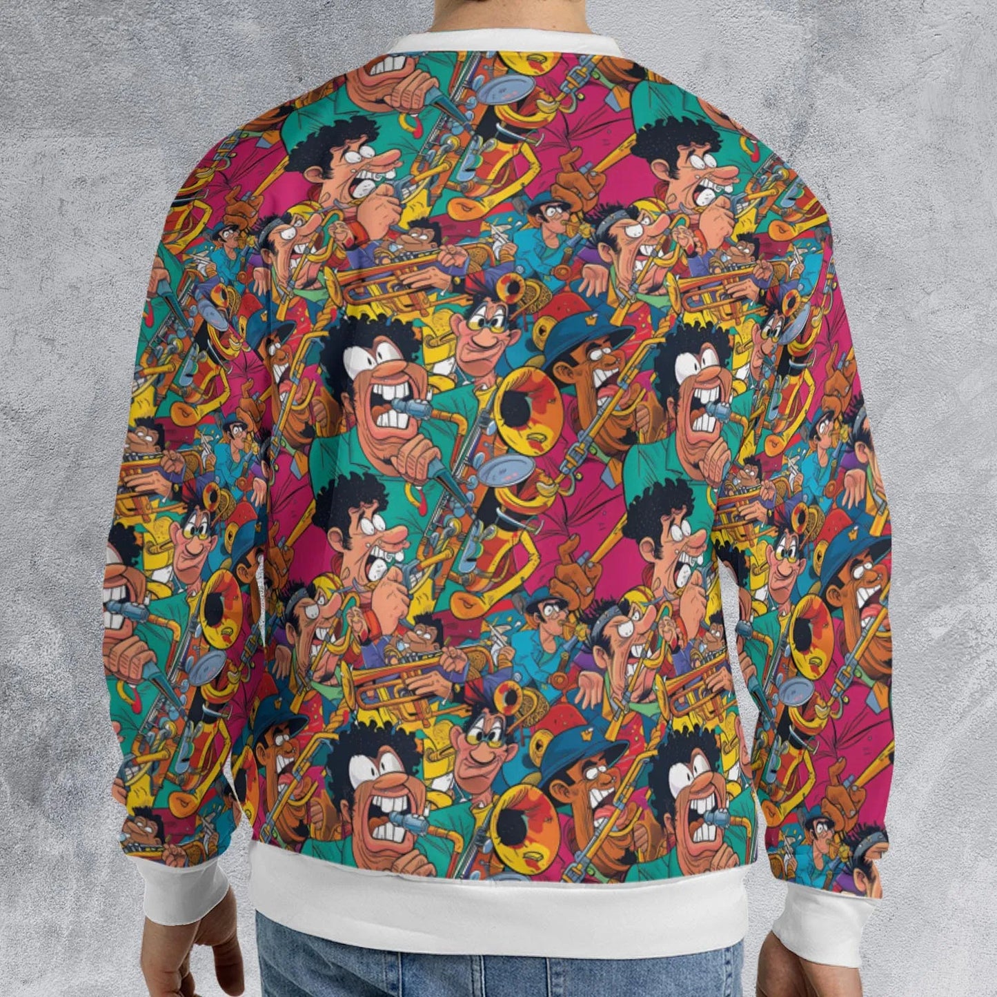 All-over Print Sweatshirt - 2MCYJSRN