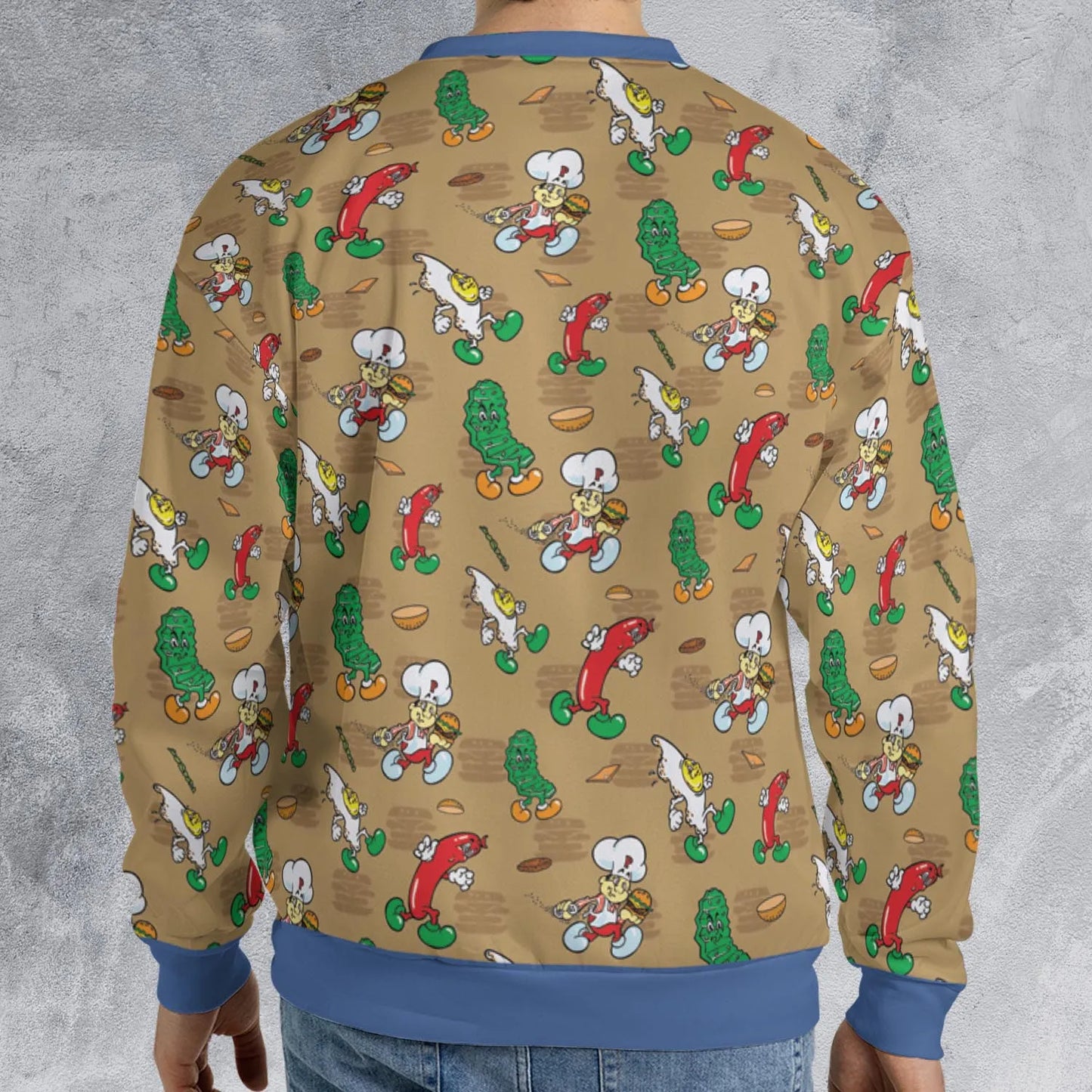 All-over Print Sweatshirt - YZZNZAJ7