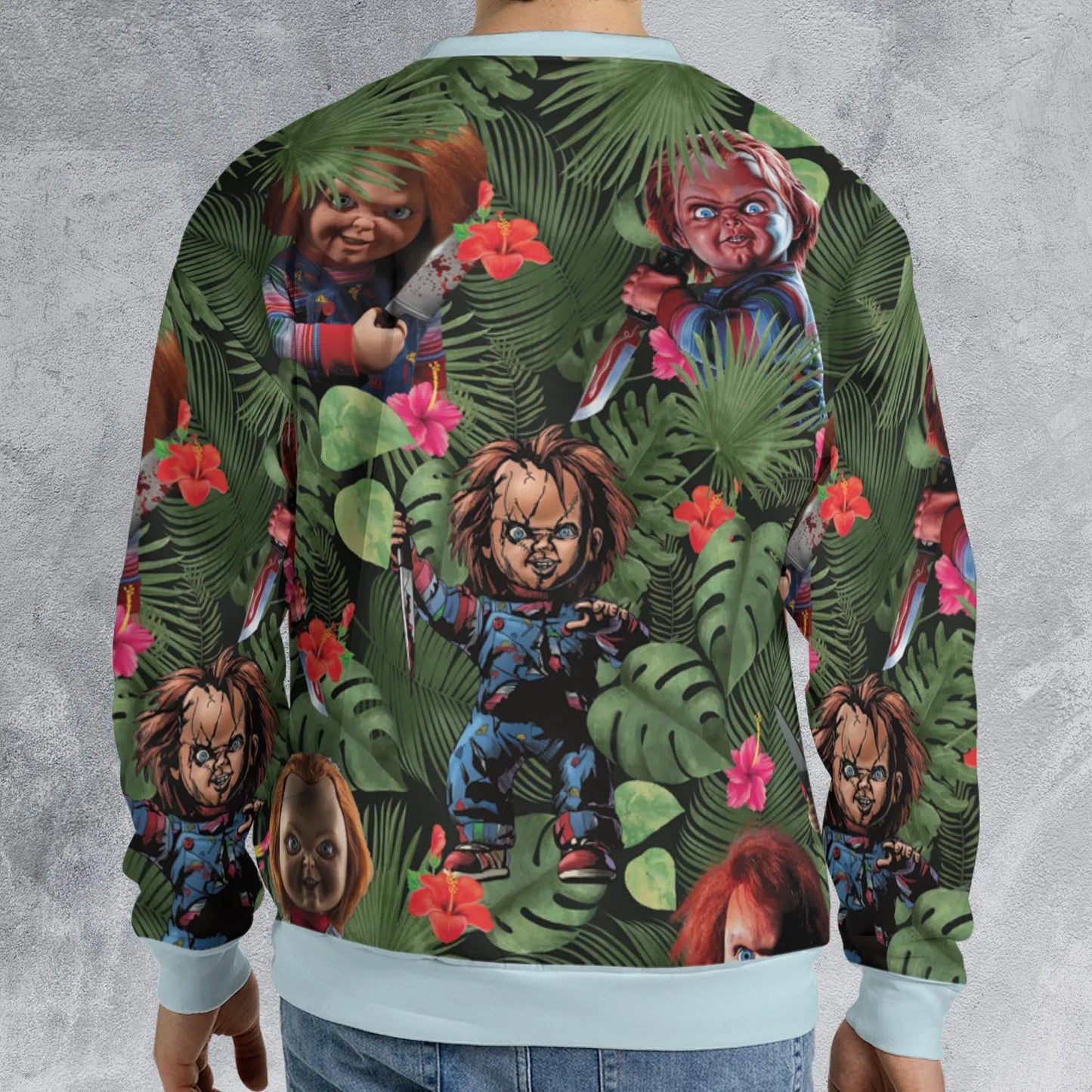 All-over Print Sweatshirt - TQ4GK6LC