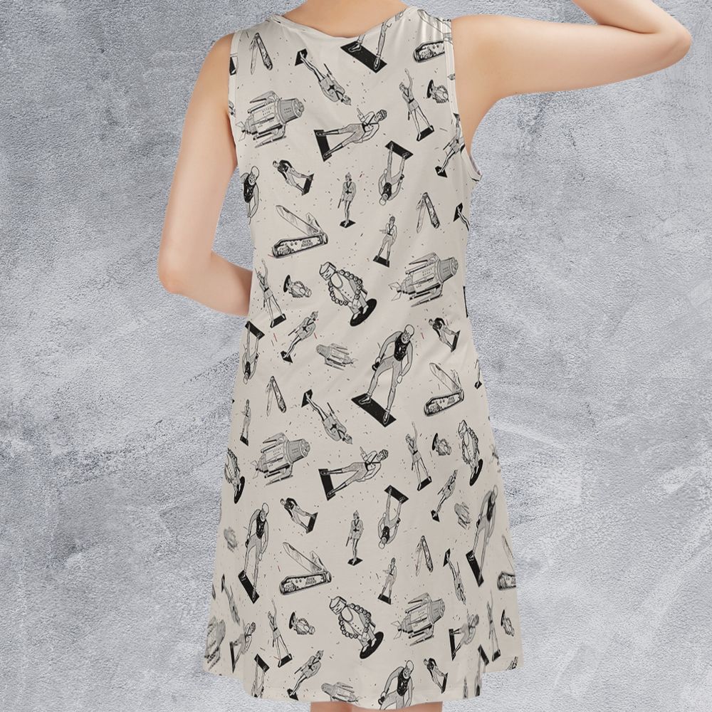 Sleeveless Dress - YDKF1QVF - - 2