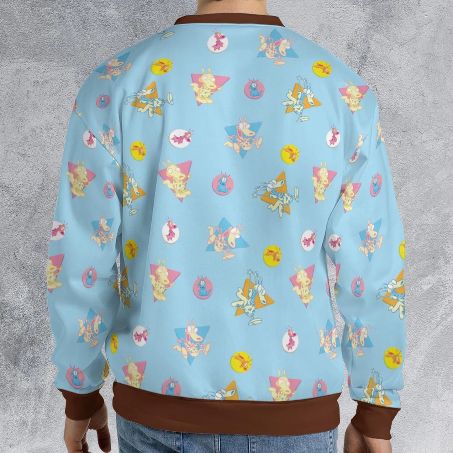 All-over Print Sweatshirt - YJKHTQYE