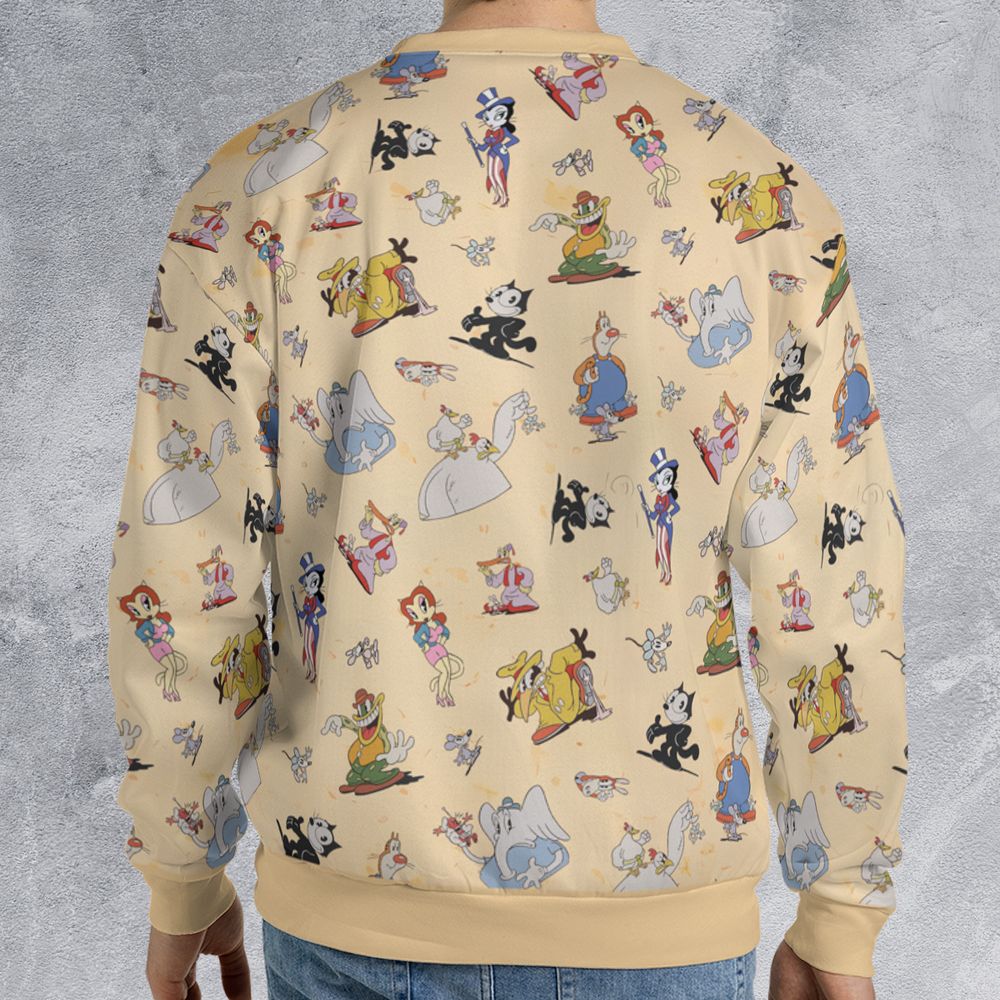 All-over Print Sweatshirt - UGB4T5NC - - 2