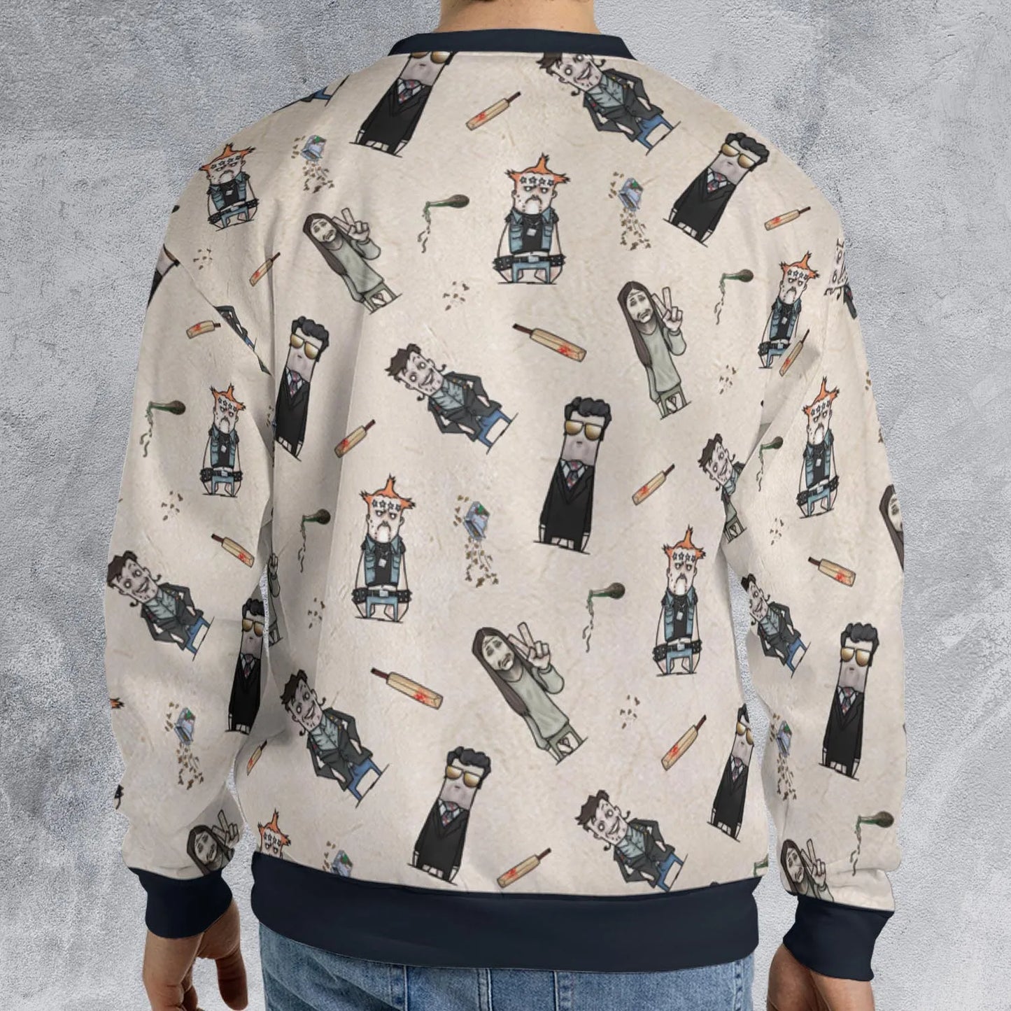 All-over Print Sweatshirt - F6PM3AP2