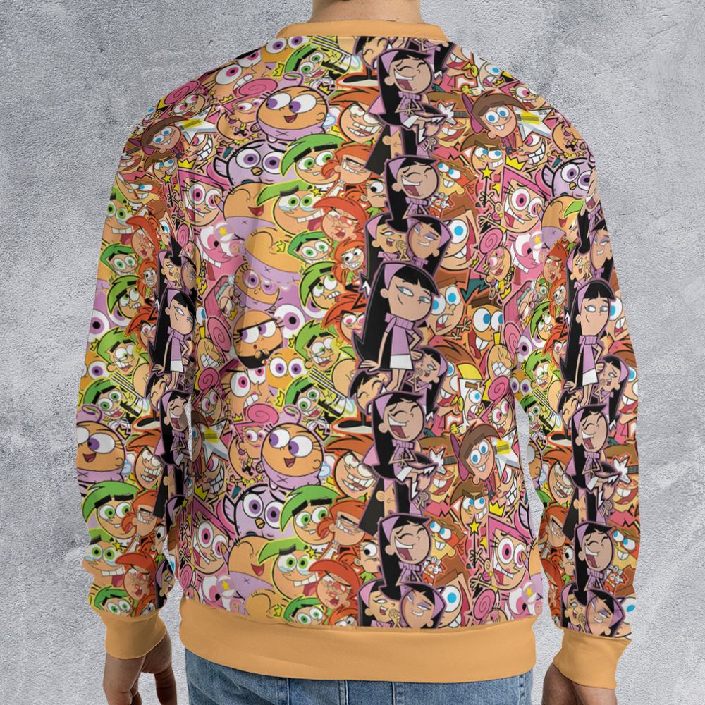 All-over Print Sweatshirt - 45E453DD - - 2