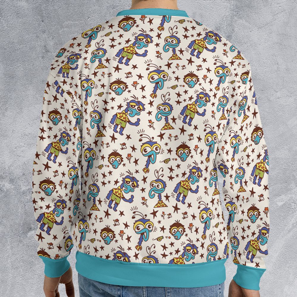 All-over Print Sweatshirt - GJZNM3HK - - 2