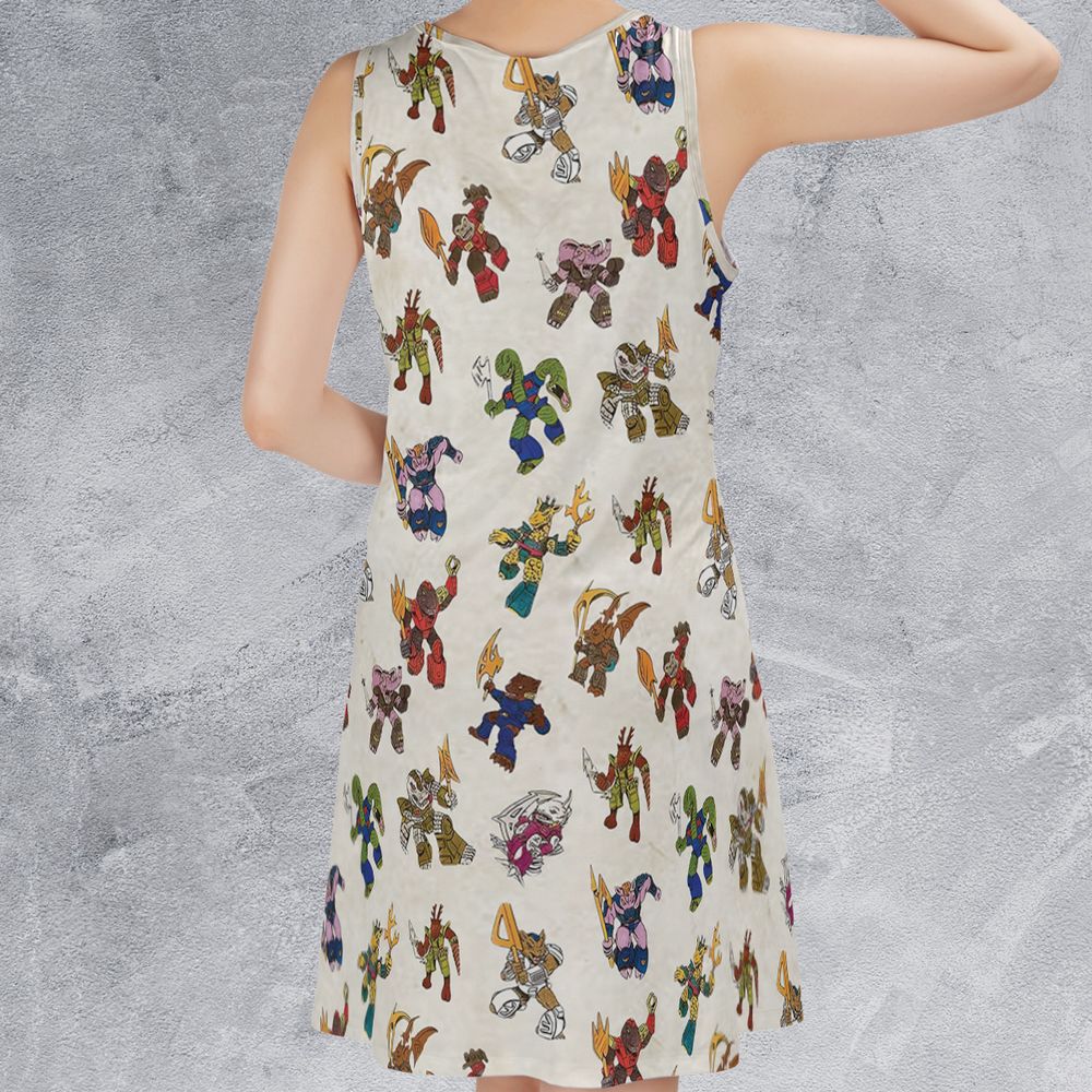 Sleeveless Dress - ZVR6NSE3 - - 2