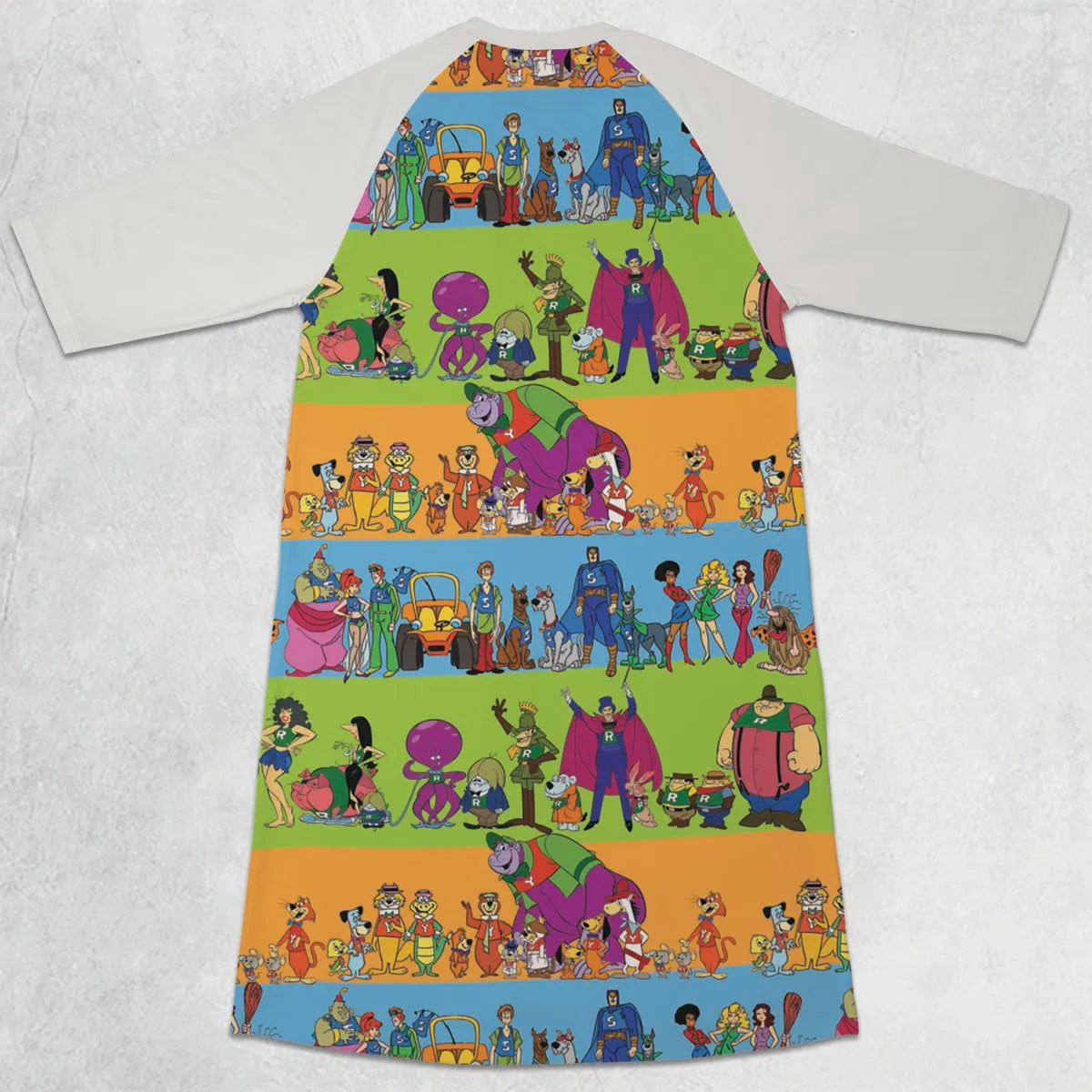 3/4 Sleeve Raglan Dress - N2HL415Y