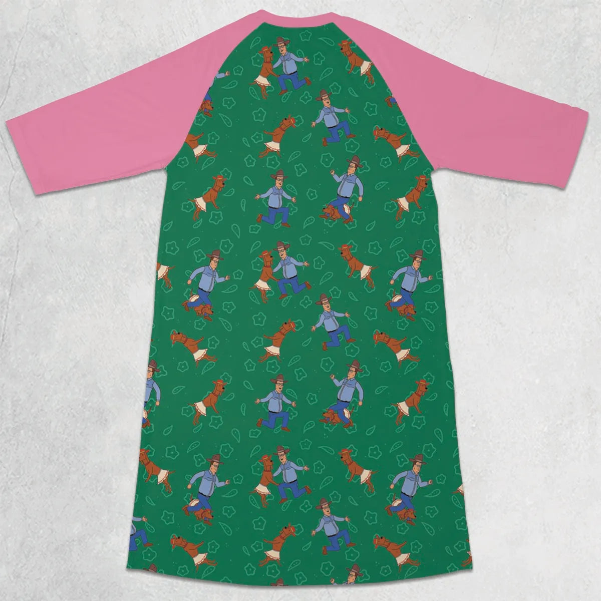 3/4 Sleeve Raglan Dress - 49PGQZXP