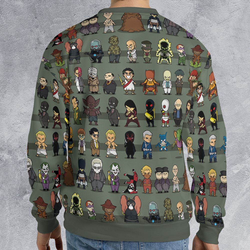 All-over Print Sweatshirt - E76ME735 - - 2
