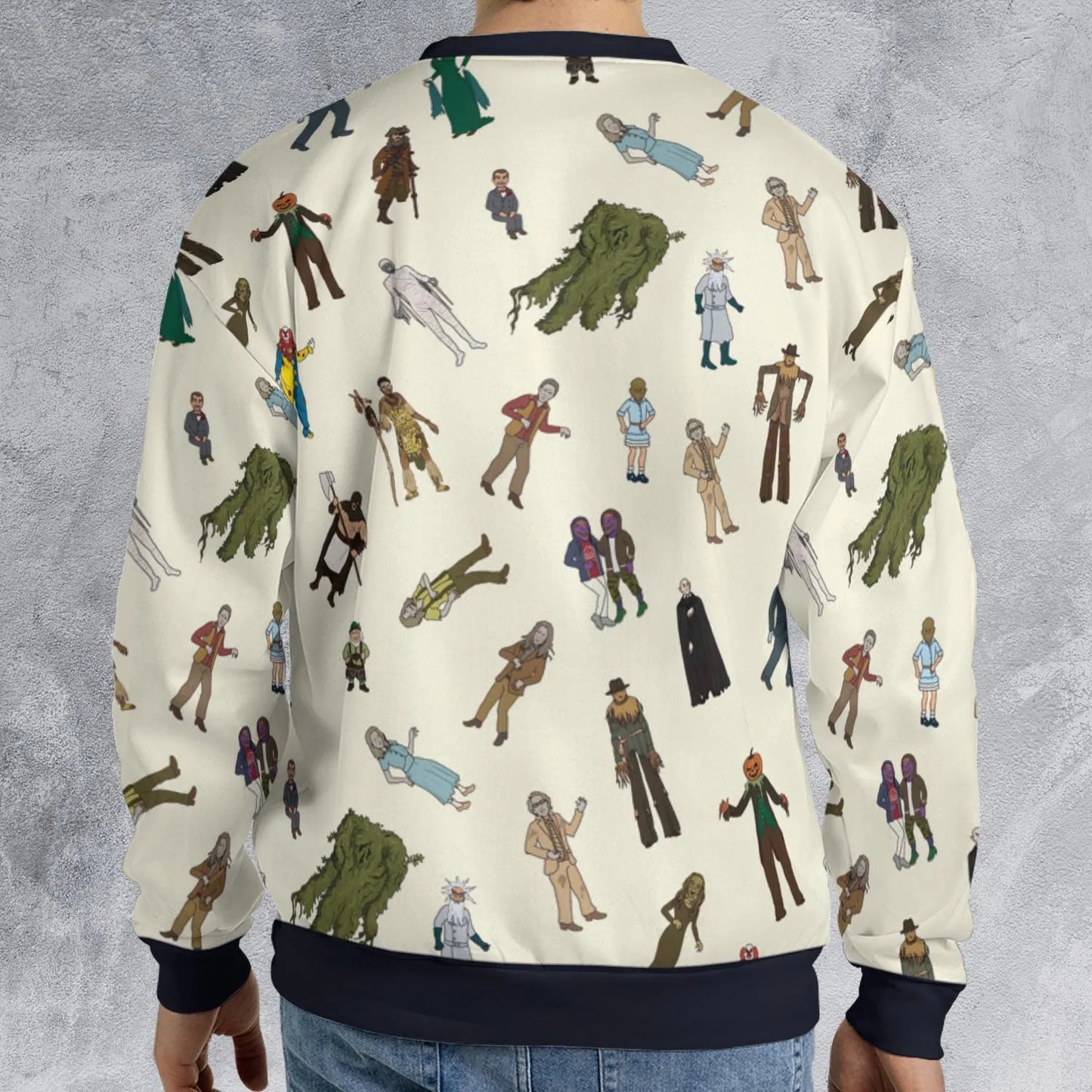 All-over Print Sweatshirt - JL89U4MA