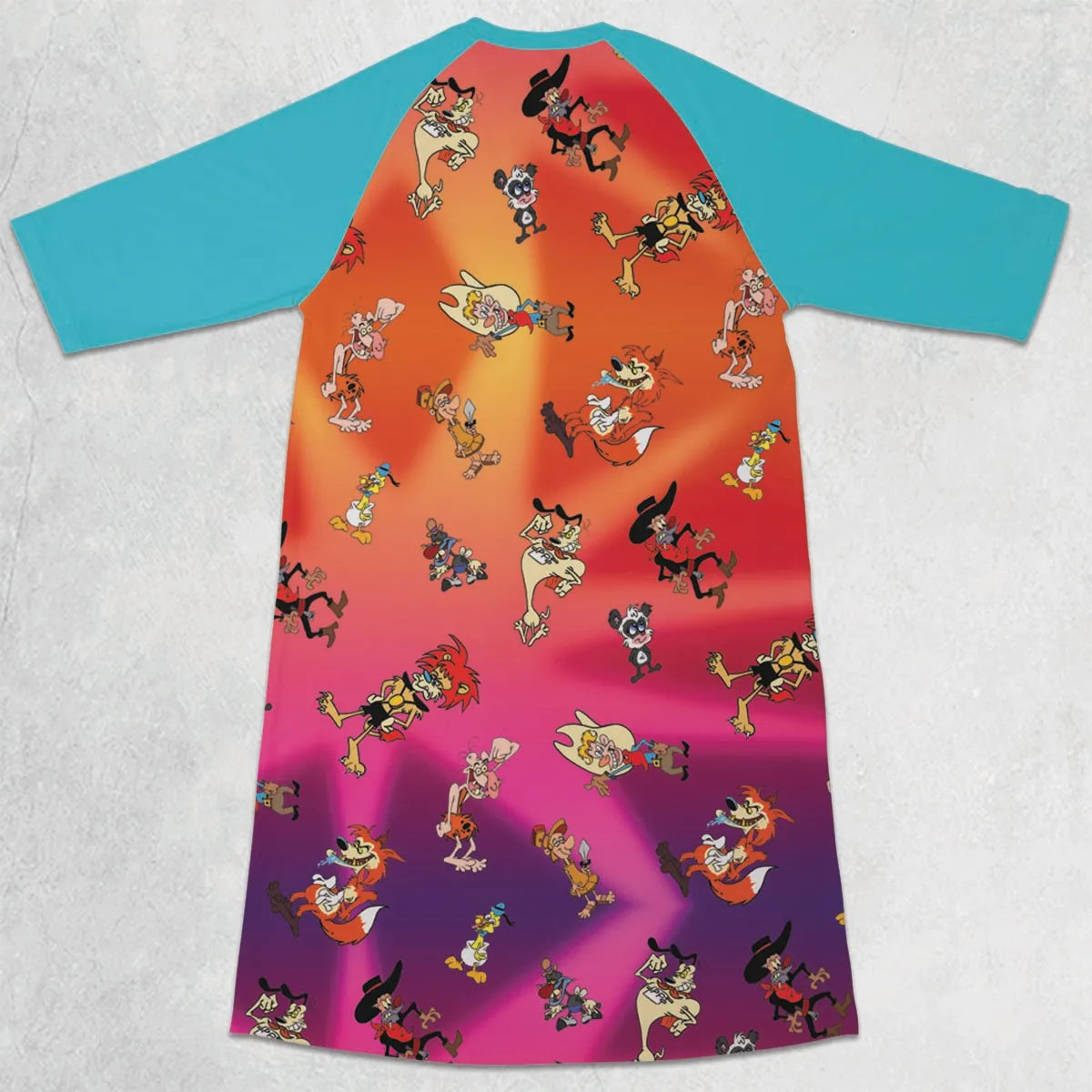 3/4 Sleeve Raglan Dress - KND3CR3D