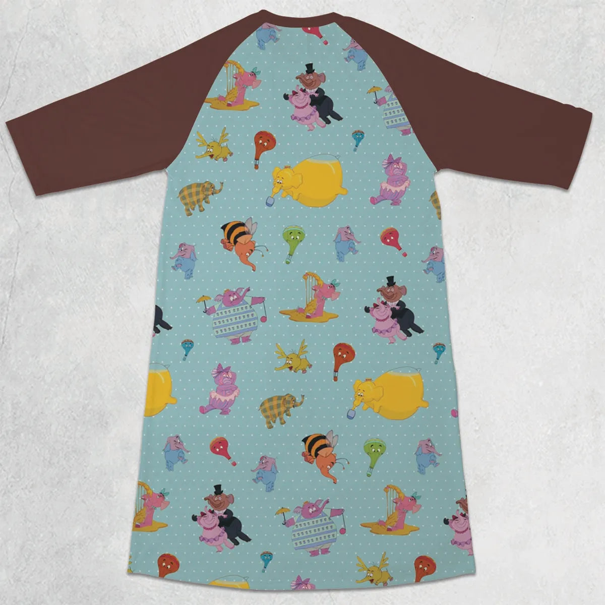3/4 Sleeve Raglan Dress - CK2W4TX1