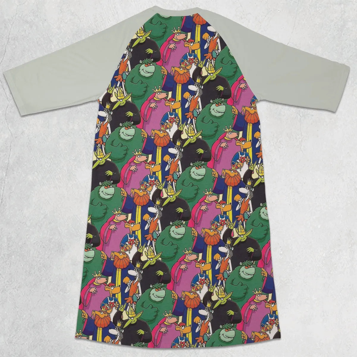 3/4 Sleeve Raglan Dress - BUUUJJFG
