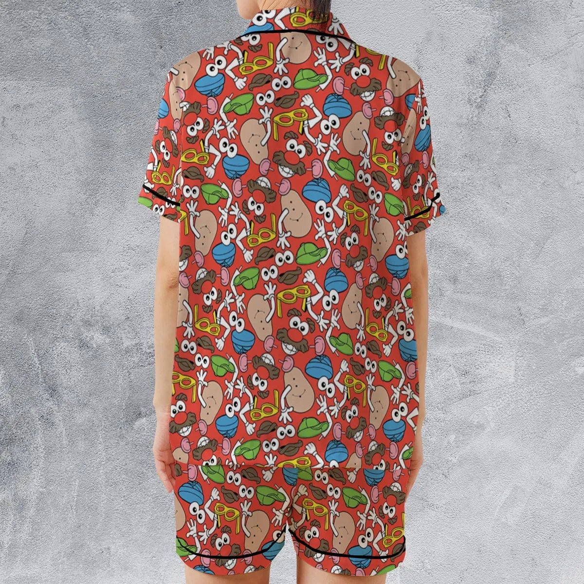 Satin Short-Sleeve Pajamas Set - 1LM9ZLYC