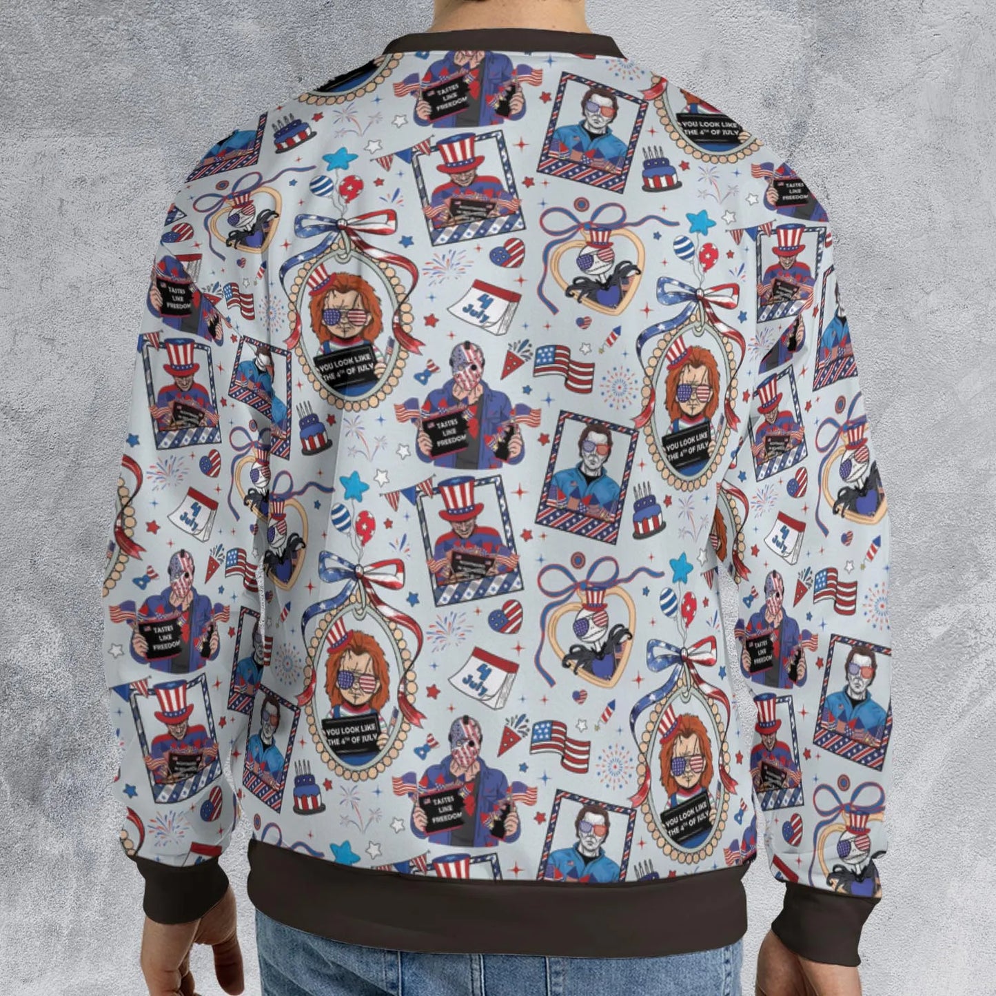 All-over Print Sweatshirt - EV2P51T9