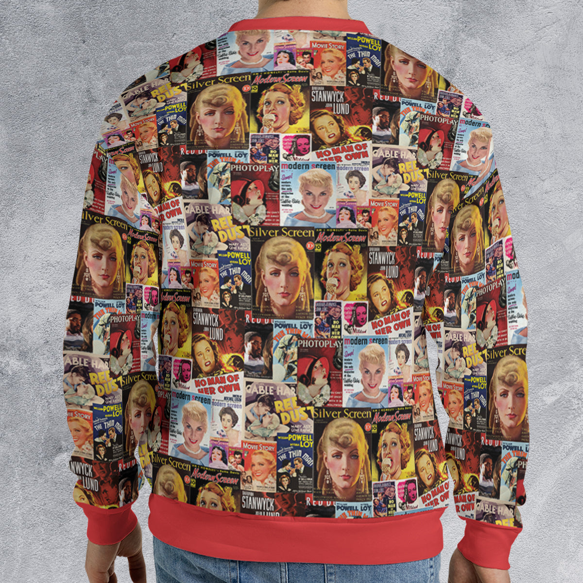 All-over Print Sweatshirt - DV6HEFKW