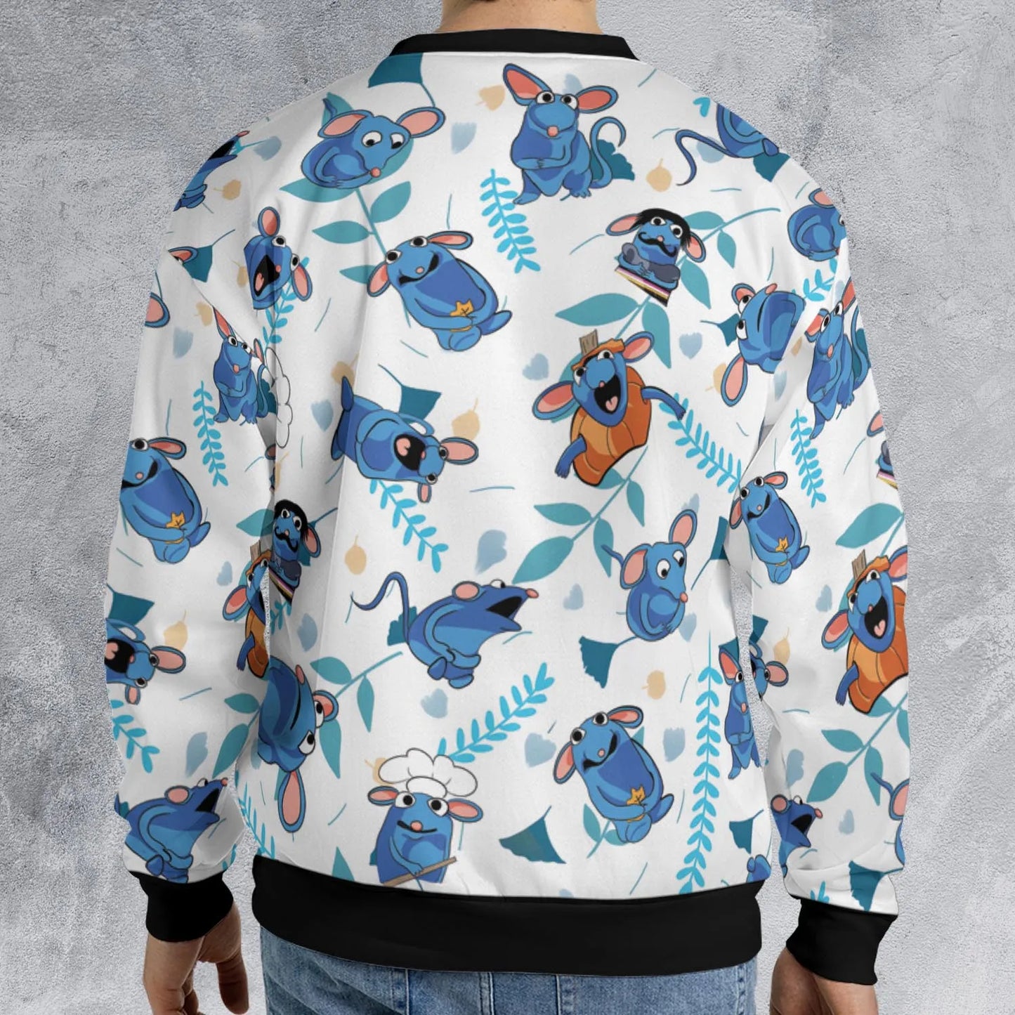 All-over Print Sweatshirt - CDHNQTVM