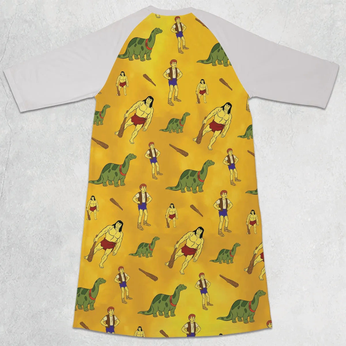 3/4 Sleeve Raglan Dress - 77XLDG2U