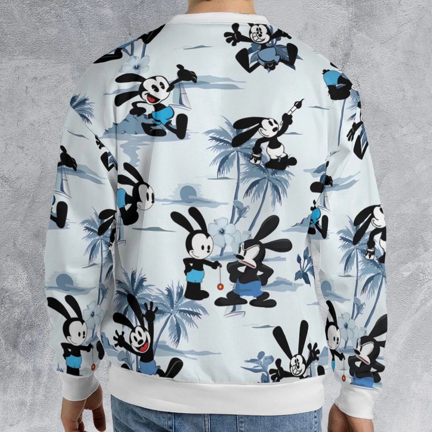 All-over Print Sweatshirt - 4WVY5FUZ