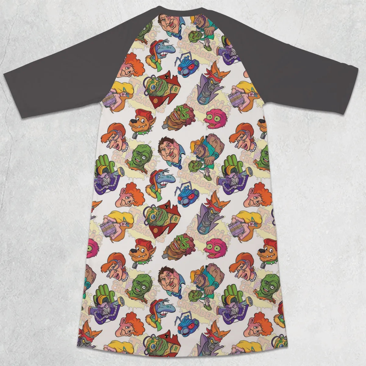 3/4 Sleeve Raglan Dress - ARWJ859N