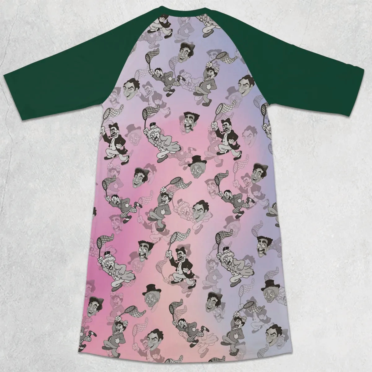 3/4 Sleeve Raglan Dress - 9XLVB19K