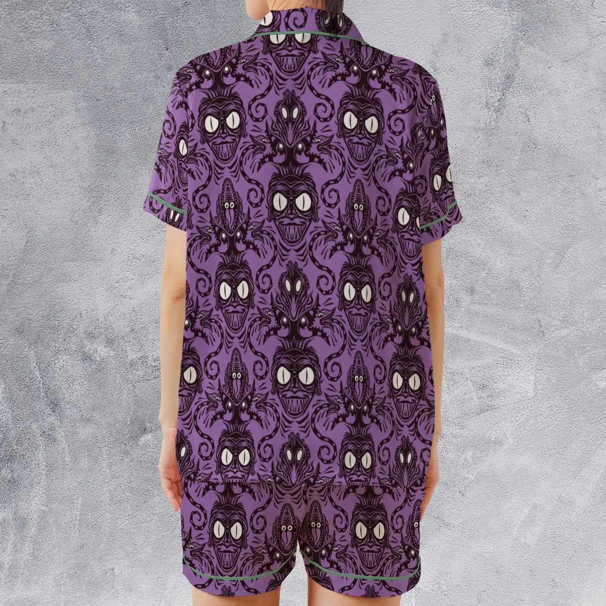 Satin Short-Sleeve Pajamas Set - TP2HRXVH